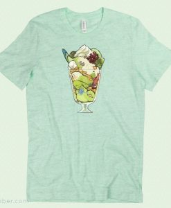 Green Bird Drink T-Shirt