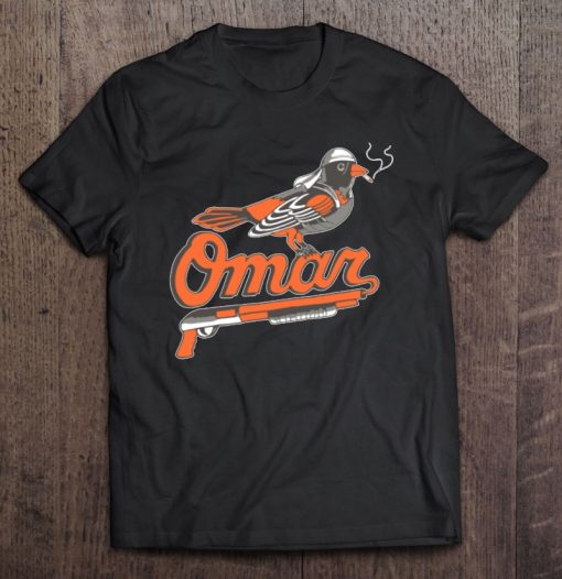 omar the wire baltimore orioles shirt