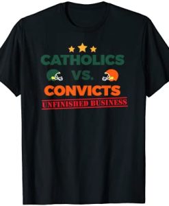 vintage catholics vs convicts shirt