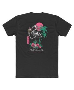 Tropical Skeleton Flamingo T-Shirt