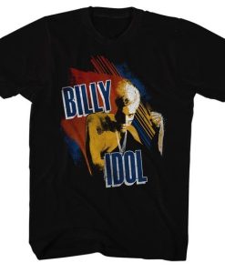 Billy Idol Retro Logo t-shirt dx23