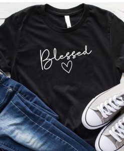 Blessed Cursive Style T-Shirt