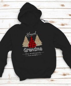 Blessed Grandma Trees Christmas Hoodie