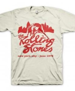 Rolling Stones Mick in New York City June 1975 T-Shirt