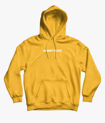 Yellow virginity rocks hoodie