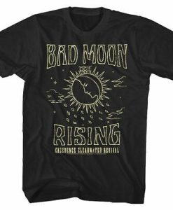 Creedence Clearwater Revival Bad Moon Rising T-SHIRT DX23