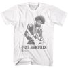 Jimi Hendrix Ghost Jimi White Adult T-Shirt DX23