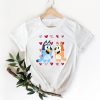Bluey Heart design Valentine shirt