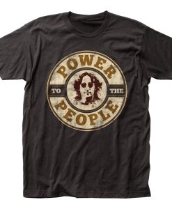 John Lennon Power to the People Distressed T-Shirt