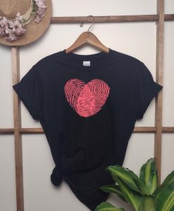 Heart Fingerprint T-Shirt