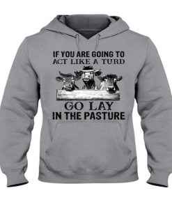 If You re Going To Act Like A Turd Go Lay In The Pasture Hoodie