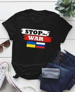 Stop War Ukraine Russia Save Ukraine T-shirt