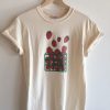 Strawberry Screen Print Garden T-Shirt