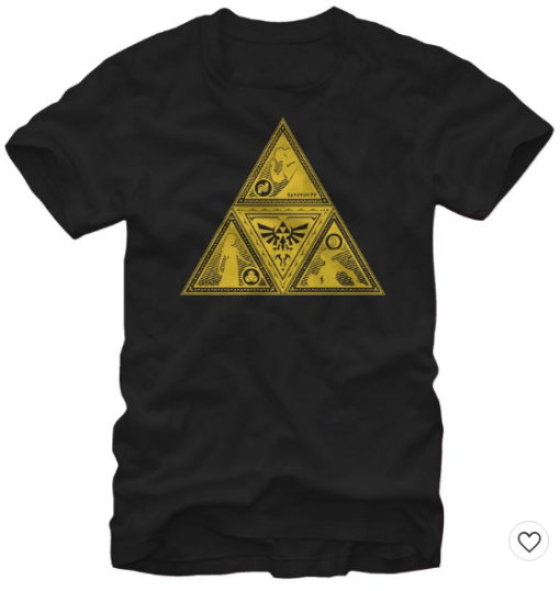 Nintendo Legend of Zelda Triforce Silhouette T-Shirt