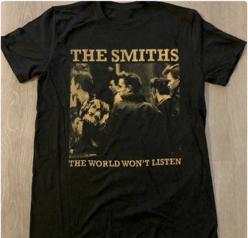 The smiths the world world won't listed T-shirt