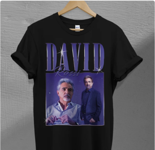 Vintage David Rossi Criminal Minds TV Series Homage T-shirt