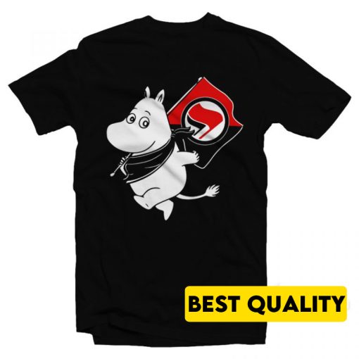 Antifa Moomin Anti-Fascist T-Shirt