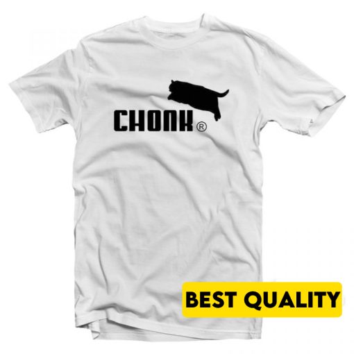 Chonk Cat Logo Parody T-Shirt