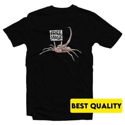 Funny Free Mask Alien Vs Predator T-Shirt