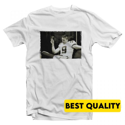 The Joe Burrow Cigar Smoking T-Shirt