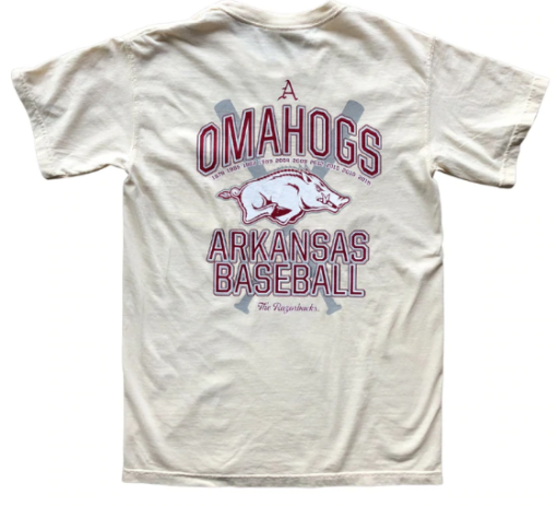 Omahogs Arkansas Baseball T-shirt