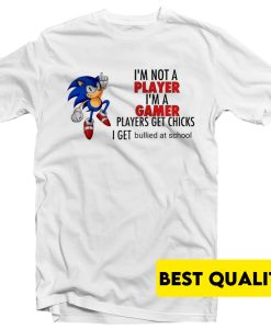 Sonic Im Not A Player Im A Gamer T-Shirt