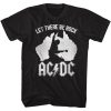 ACDC Let There Be Rock Guitar Silhouette with Australia t-shirt