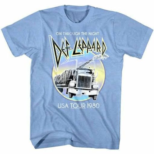 Def Leppard us tour 1980 t-shirt