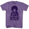 Jimi Hendrix Purple Haze Purple Heather T-Shirt