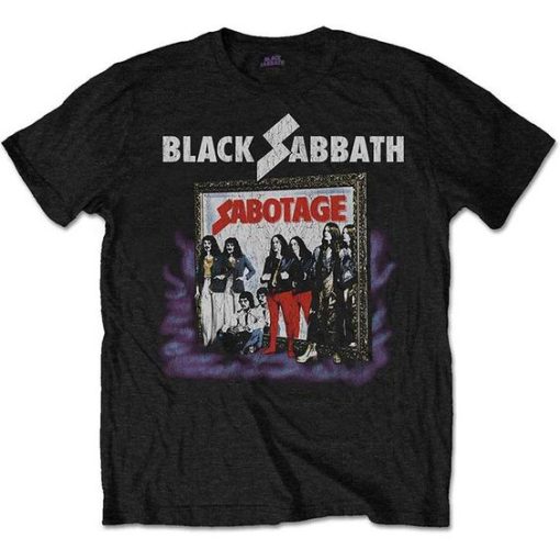 black sabbath Sabotage Vintage T-shirt