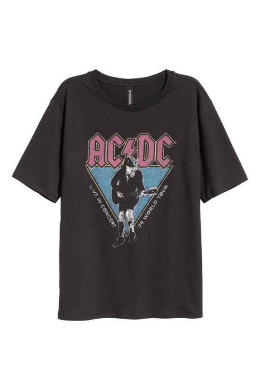 ACDC 1979 WORLD TOUR T-SHIRT C77