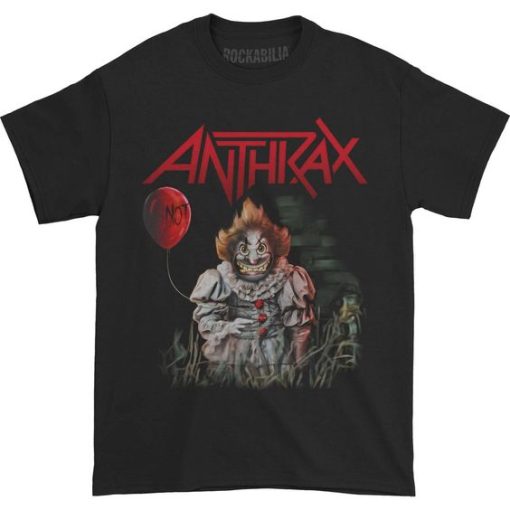 ANTRAX SMILING NOT CLOWN T-SHIRT S037