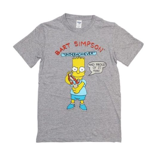 BART SIMPSON UNDERACHIEVER T-SHIRT S037