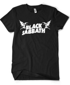 BLACK SABBATH FONT LOGO T-SHIRT C77