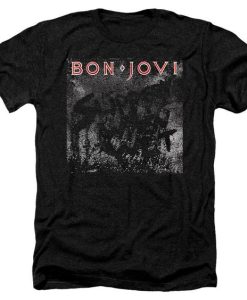 BON JOVI HEATHER SLIPPERY WHEN WET T-SHIRT C77