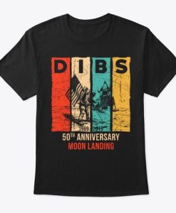 DIBS Moon Landing Anniversary T-Shirt G07