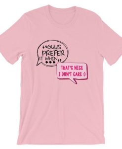 INDEPENDENT WOMAN I DONT CARE T-SHIRT S037