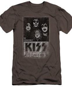 KISS DISTRESSED POSTER T-SHIRT C77