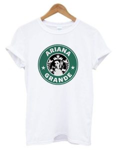 ARIANA GRANDE STARBUCKS LOGO T-SHIRT SS