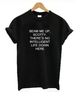 BEAM ME UP SCOTTY STAR TREK T-SHIRT SS