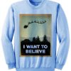 Christmas Sweater I Want To Believe Sweatshirt DN