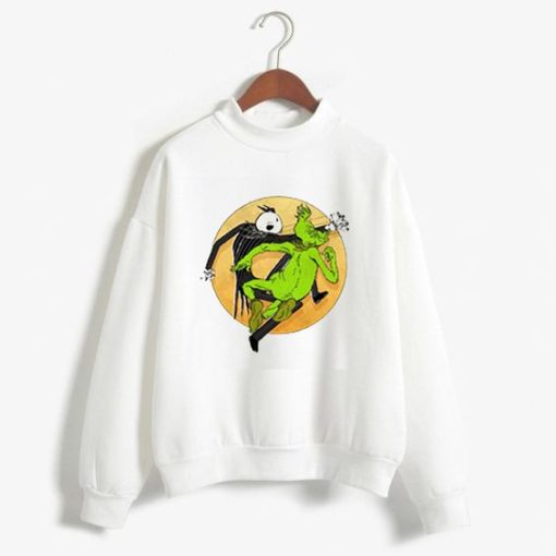 Jack VS Grinch The Nightmare Before Christmas Unisex Sweatshirts DN