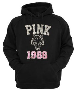 Pink 1986 Wolf Hoodie DN