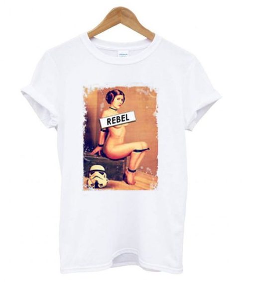 Princess Leia in bondage REBEL Star Wars T shirt DN