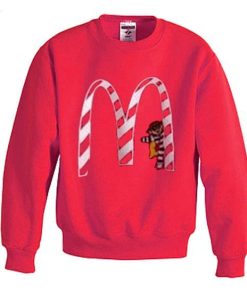 vintage mc donald's christmas sweatshirt REW