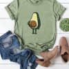 Avocado Print Cuffed Tee T-shirt