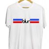 Blur Logo Stripe T shirt