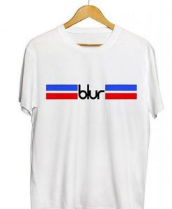 Blur Logo Stripe T shirt