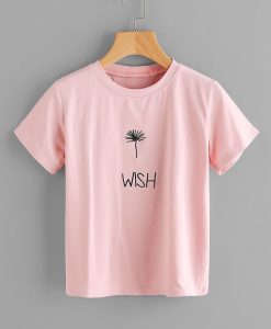 Dandelion Embroidered Tee