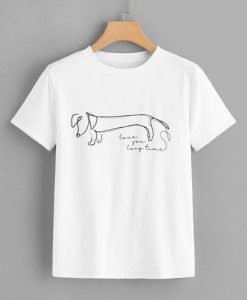 Dog Print Tee T-Shirt